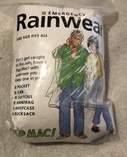 Vêtements de pluie d'urgence Mac Pocket taille unique