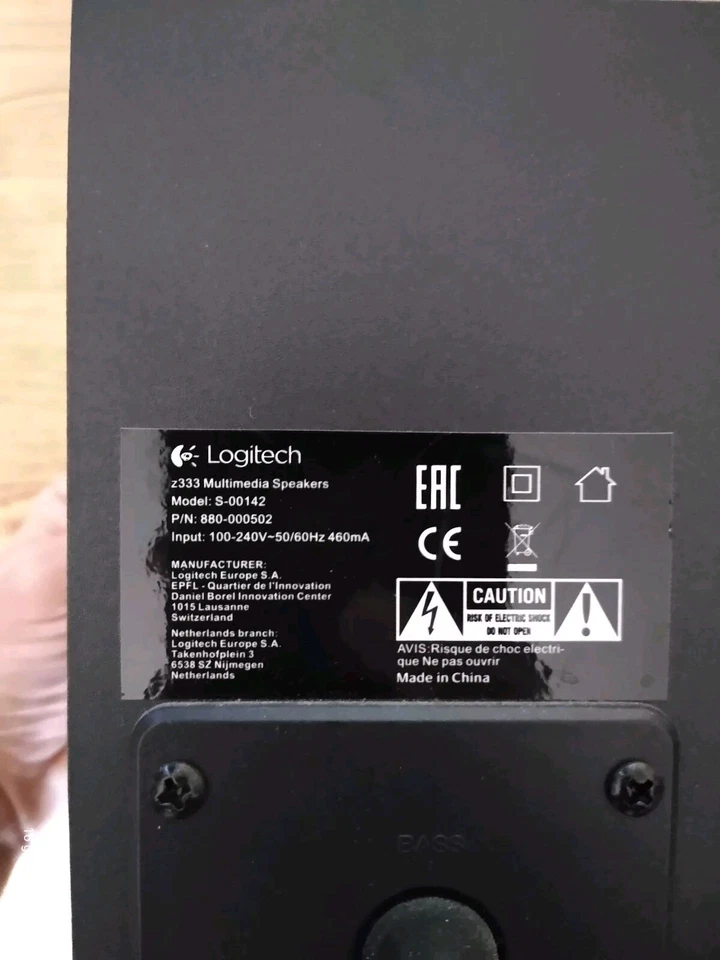 Logitech Z333 Sistema Altoparlanti con Subwoofer - Nera - Immagine 2 di 3