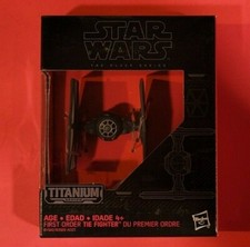 STAR WARS TITANIUM BLACK SERIES - NEW - FIRST ORDER TIE FIGHTER - 13
