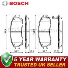 Bosch Front Brake Pads Set Fits Honda CR-V 2012-2024 1.5 1.6 D 2.0 2.2