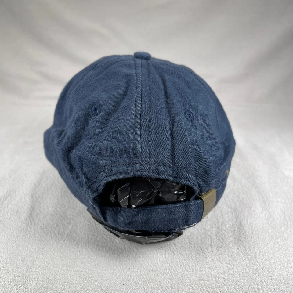 New England Hat Men OS Blue Strapback Dad Cap Embroidered Colosseum City Series - Image 3 of 4