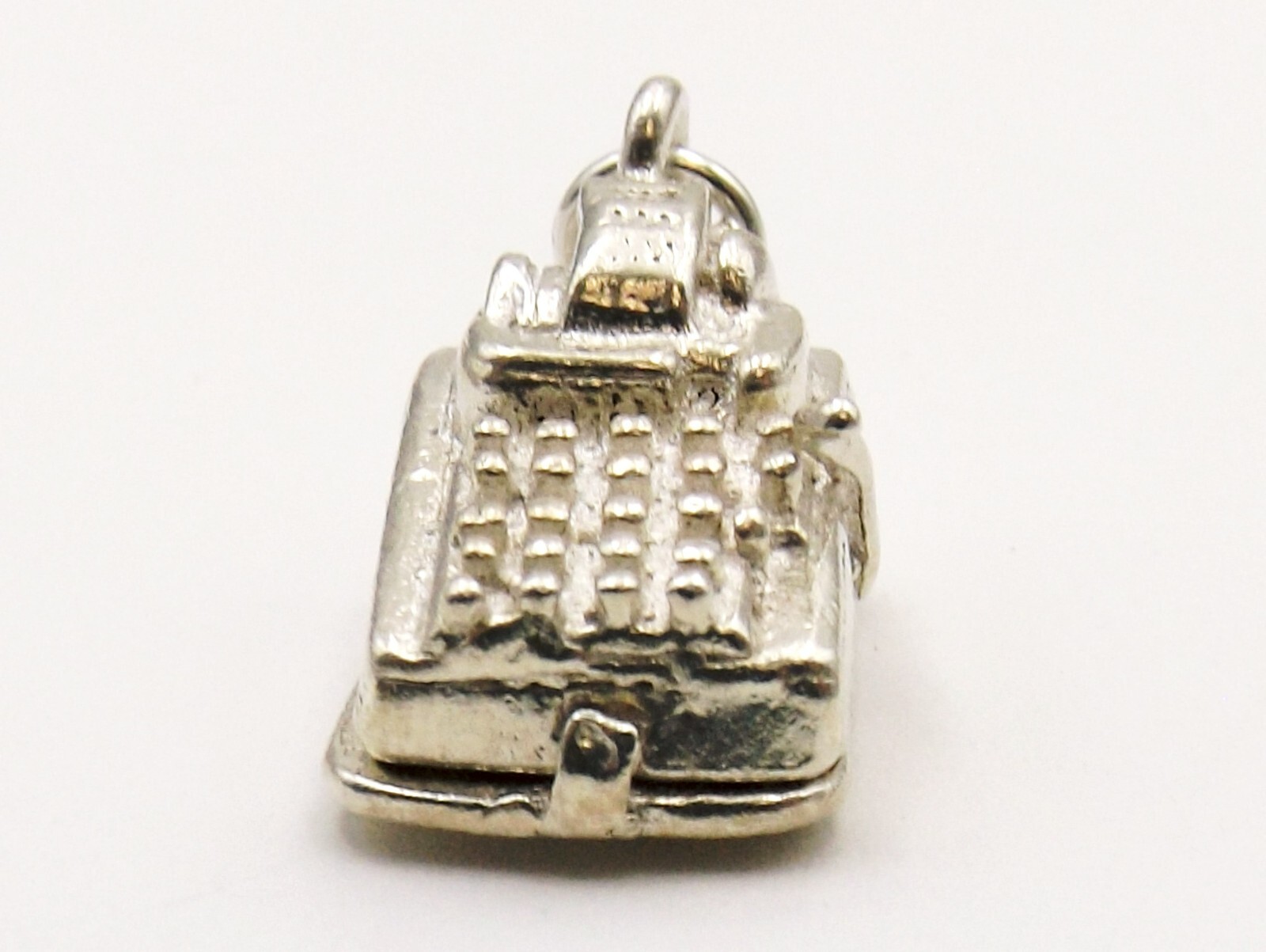 ADDING MACHINE vintage sterling silver charm open… - image 5