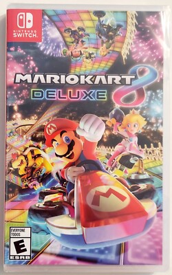 MARIO KART 8 DELUXE NINTENDO SWITCH BRAND NEW FACTORY SEALED FAST SHIPPING 