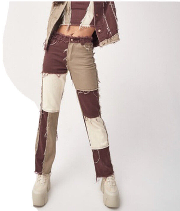 Jaded London Brown Patchwork Jeans W28 | eBay Jaded London Brown Patchwork Jeans W28 | eBay