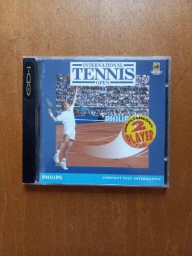 INTERNATIONAL TENNIS OPEN PHILLIPS CD-I WITH MANUAL 2 PLAYER GAME - Picture 1 of 9