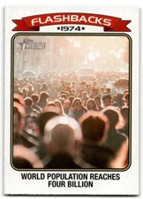 2023 Topps Heritage News Flashbacks World Population #NF-2