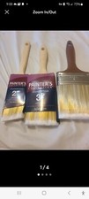 3 Brushes 100 Polyester All Paint Purpose Latex  Oil Pro Contractor Grade