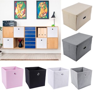 Boite Organisateur Bac Tiroir Couvercle Rangement Jouets Vetements Panier Ebay