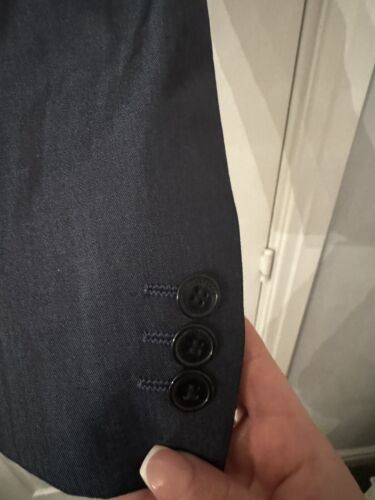 VERSACE CLASSIC MEN'S 2 PIECE NAVY SUIT - Picture 3 of 17