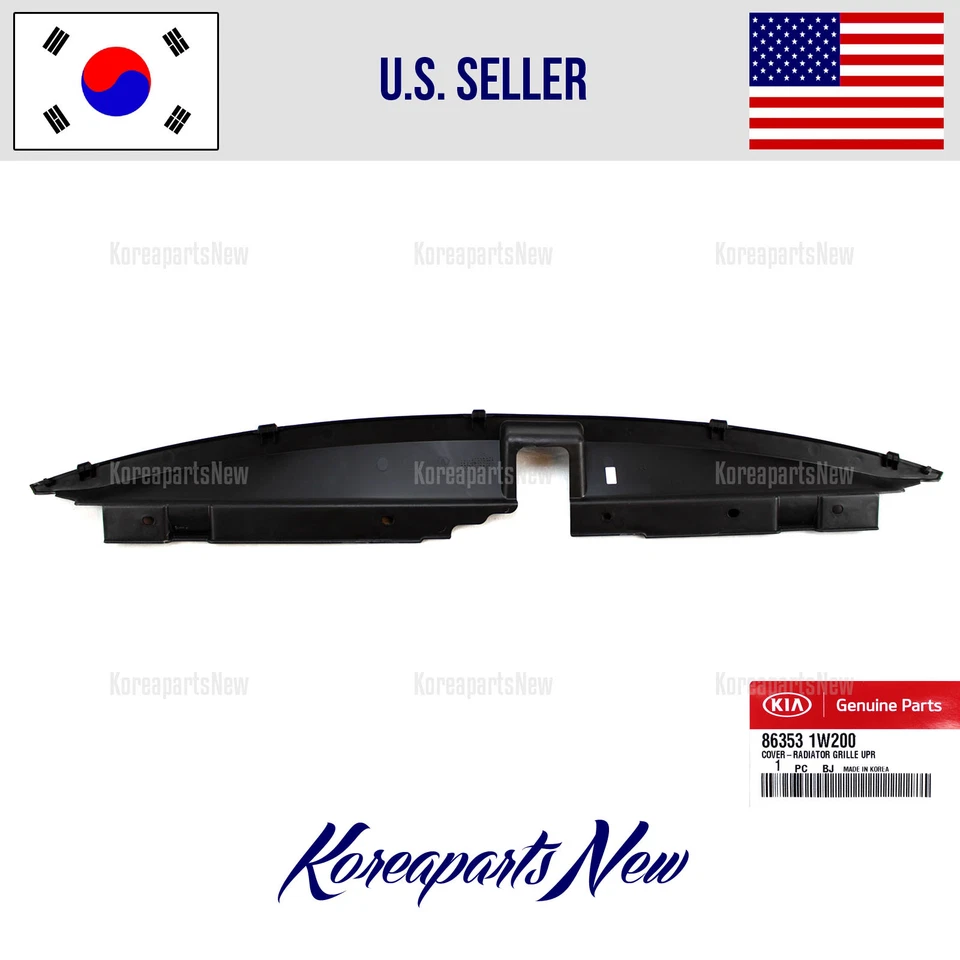 КРЫШКА РЕШЕТКИ РАДИАТОРА ВЕРХНИЙ ПРИЦЕЛ ЩИТ 863531W200 ⭐ПОДЛИННЫЙ⭐ KIA RIO 2012-2017 - Изображение 2 из 2