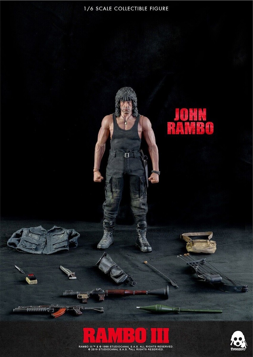 Hot Toys 1/6 Action Figure Display Stand Rambo III First Blood | eBay