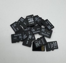 SD Memory Card Job Lot 5x 4GB