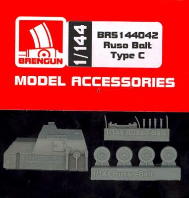 Brengun Models 1/144 RUSO-BALT TYPE C ARMORED CAR Resin Kit