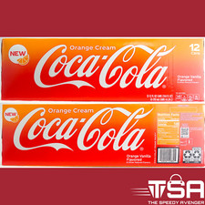 12pk Coca-Cola (Coke) ORANGE CREAM 12oz Cans ...