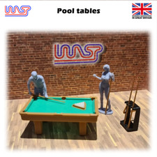 Slot Car Scenery Track Side Pool Table and Balls Green New 1:32 Scale WASP
