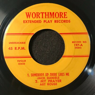 Somebody Up There Likes Me/My Prayer +2 by Various (Worthmore 197) 7'' EP VG++