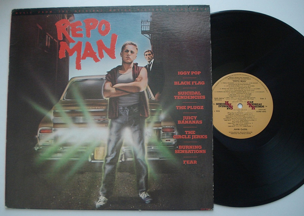 REPO MAN サントラ  ALEXCOX IGGYPOP BLACKFLAG Repo Man - Music From The Original Motion Picture Soundtrack