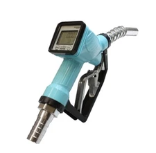 Trubine Mechanical Gas Diesel Digital Fuel Nozzle w/Accuracy LCD Reading Meter