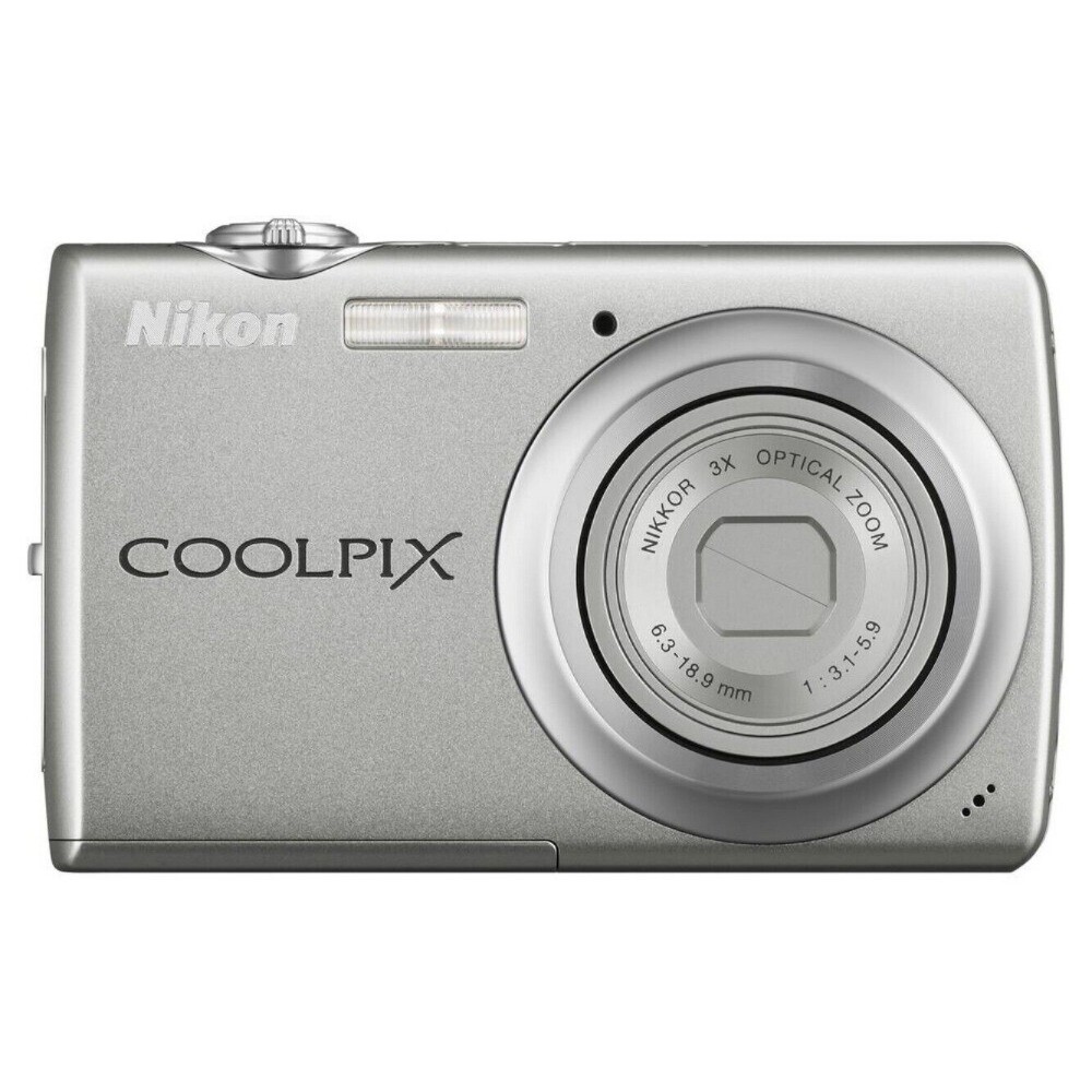 Nikon COOLPIX S220 Digital Camera 10.0MP 3x Optical Zoom CCD Auto