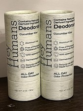 HEY HUMANS ALUMINUM FREE NATURAL DEODORANT - CUCUMBER KIWI - SET OF 2