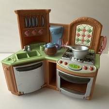 2005 Mattel Fisher-Price Sink and Stove Cabinet Lights and Sounds