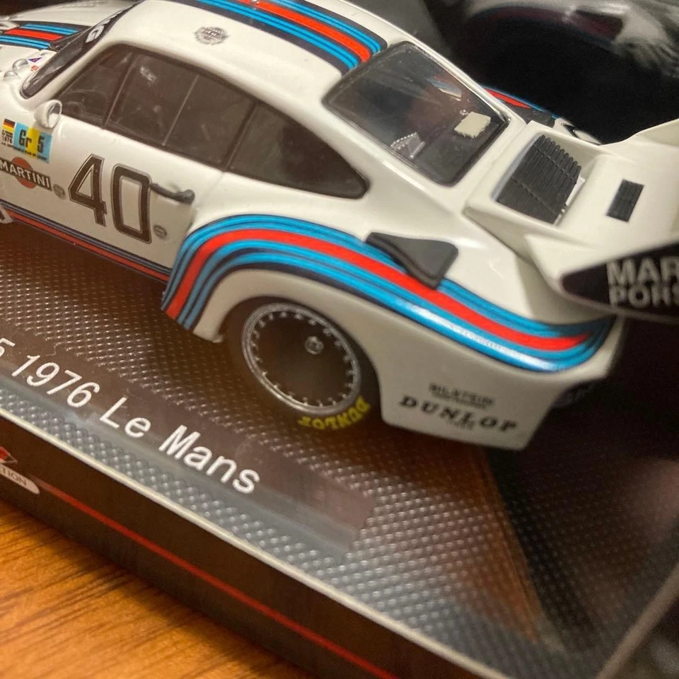 Porsche 935 1976 Le Mans 1/43 modellino auto pressofuso in metallo bianco - Immagine 3 di 4