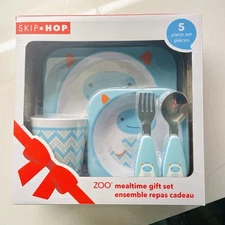 Skip Hop Zoo Yeti Mealtime 5 pc Gift Set