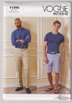 1896 VOGUE - SHORTS & PANTS - MENS Sz 34/36/38/40'' Chest