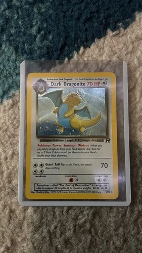 Pokémon Dark Dragonite Holo Rare Team Rocket 5/82 70 HP Card 2000