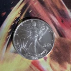 1990 Walking Liberty American Eagle 1 Troy Oz. .999 Fine Silver One Dollar Coin