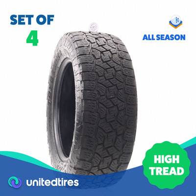 Set of (4) Used 265/60R18 Toyo Open Country A/T III 110T - 10-12/32