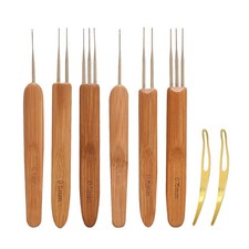 Dreadlock Crochet Hook Tool Dreadlock Needle for Braid Hair and Crafts 0.5mm ...