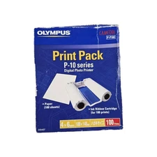 New Olympus Camedia P-P100 4x6 100 Prints Digital Photo Printer Worn Package
