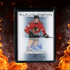 2022-23 SP Authentic Filip Roos 2012-13 Retro Future Watch Rookie Auto 695/699