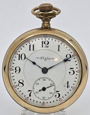 1902 Elgin Veritas Grade 239 18S 21 Jewels Railroad Grade Pocket Watch