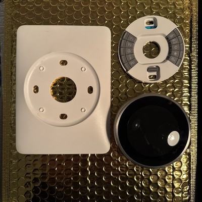 Google Nest Learning Thermostat 3rd Gen Used Good Condition (Mirror Black)
