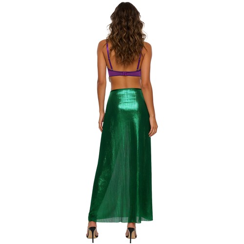 Damen Kostüme Performance Outfit irisierend metallic Set Meerjungfrau Erwachsene Rave - Bild 6 von 17