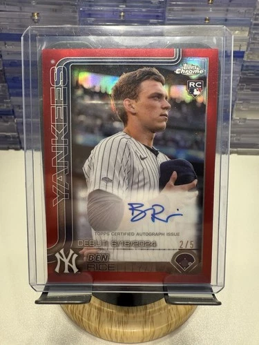 Ben Rice 2025 Topps Chrome Ben Rice Red