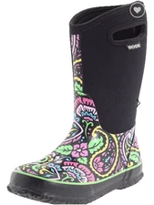 Bogs Classic High Boots Girls Youth Size 12 Insulated Waterproof Snow Boots