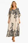 .Free Size Kaftan Plus Size Holiday Dress Beach Cover up fits 14,16,18,20,22,24