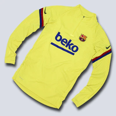 FC BARCELONA 2020-21 TRAINING TOP 1/4 ZIP S - NIKE STRIKE DRILL VAPORKNIT PRO - Photo 1/4