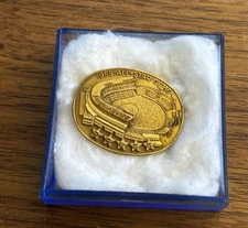 1955 ALL STAR GAME MILWAUKEE BRAVES BALFOUR PRESS PIN PINBACK