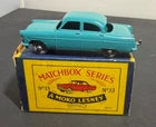 Vintage Original Boxed Lesney Matchbox #33 Ford Zodiac Die-Cast Car - High Grade