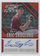 2014 Prizm Perennial Draft Picks Prospect Signatures Red Eric Skoglund Auto 0c2