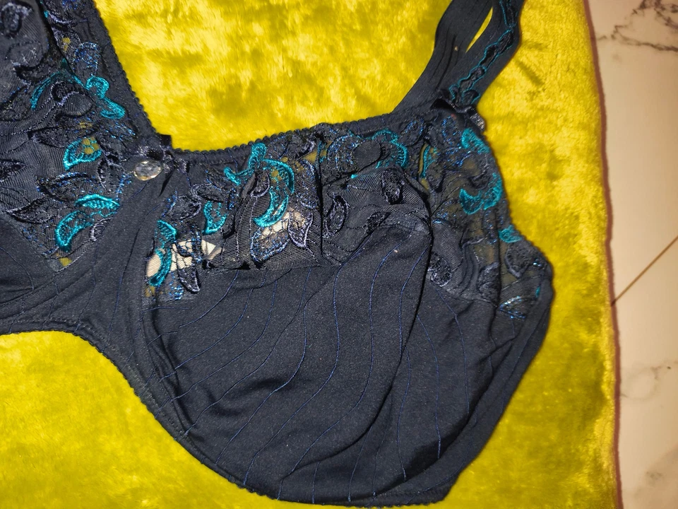 1 BH - Bügel + Spitze, Prima Donna, BLAU DEAUVILLE mit Spitze, EU 105 H - Bild 3 von 4