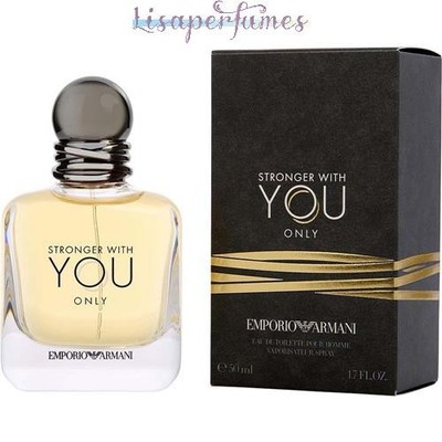 Stronger With You Only by Giorgio Armani for Men 1.7oz Eau De Toilette Spray NIB