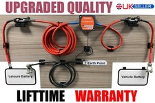 5m Battery Split Charge Kit 12V 140A VSR Volt Sense Relay Charger Kit Caravan