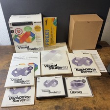 Microsoft Visual Studio 6.0 Enterprise Edition 628-00404 Retail Box Complete CIB