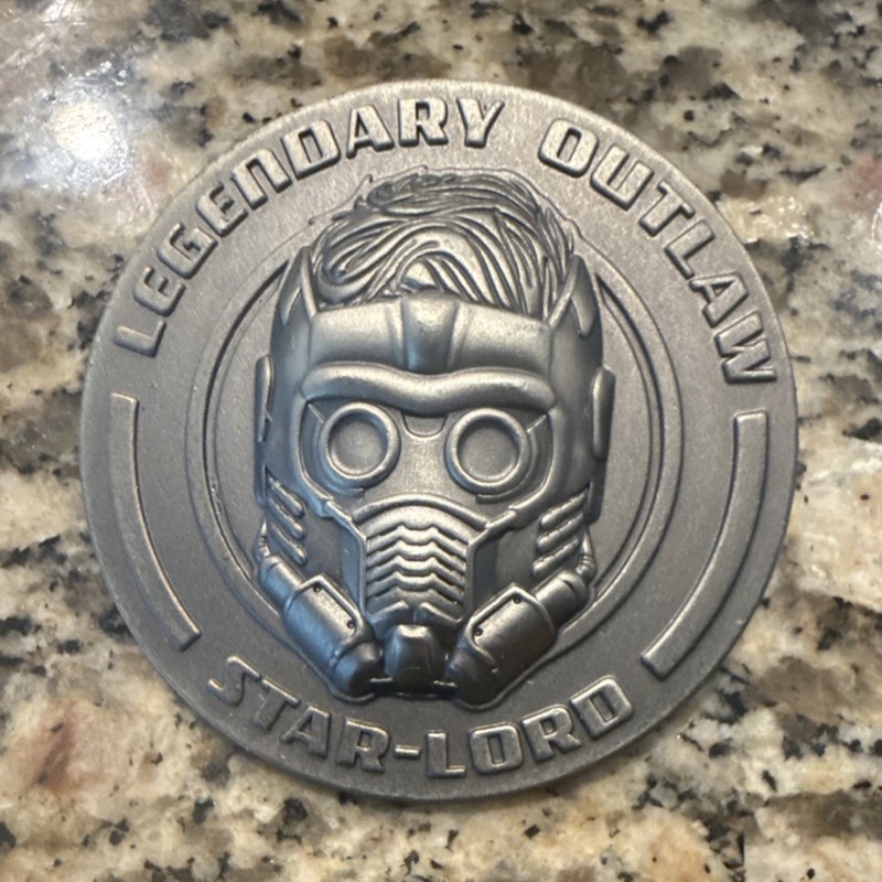 Disney Marvel Star-Lord Legendary Outlaw Enamel Pin Single Collectible