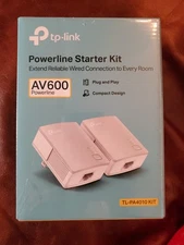 TP-Link  AV600  Powerline Starter Kit  TLPA4010  New  Sealed